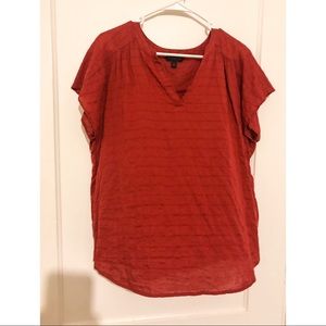 Burnt Orange Banana Republic Tee